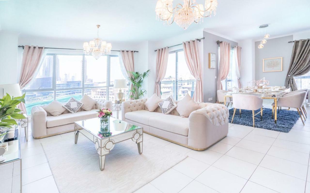 Elite Royal Apartment - Full Burj Khalifa & Fountain View - Opal - 2 Bedrooms Plus 1 Open Bedroom Without Partition Dubai Dış mekan fotoğraf
