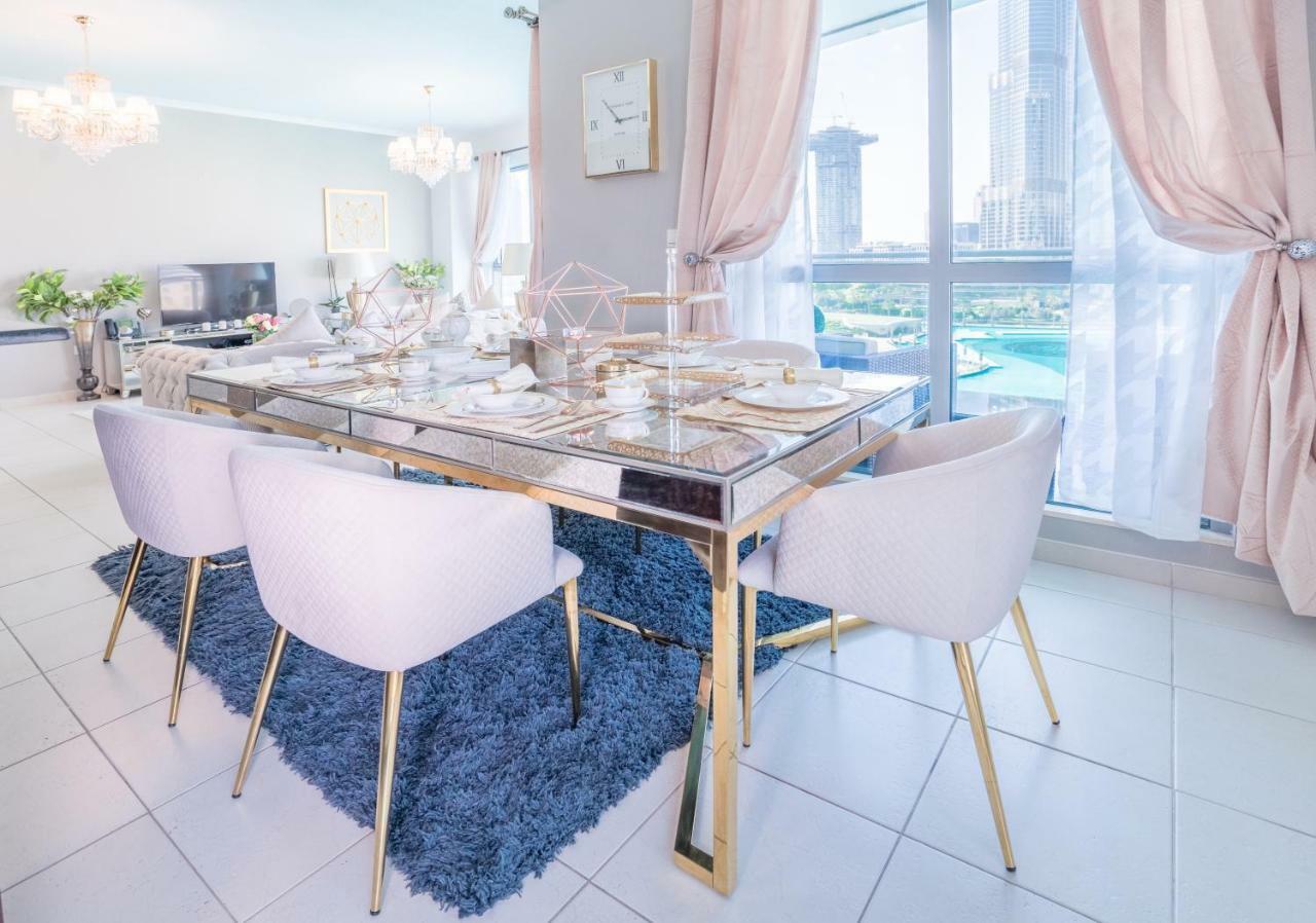 Elite Royal Apartment - Full Burj Khalifa & Fountain View - Opal - 2 Bedrooms Plus 1 Open Bedroom Without Partition Dubai Dış mekan fotoğraf